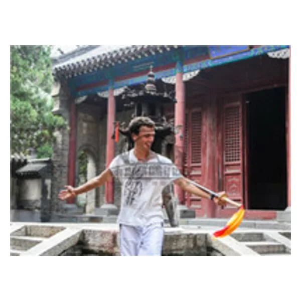 Bagua training in Qufu Shaolin Kung Fu School