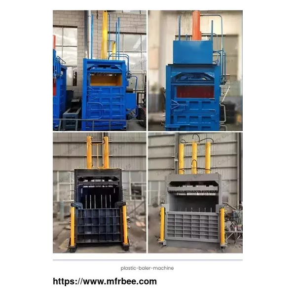 Hadraulic plastic baler machine
