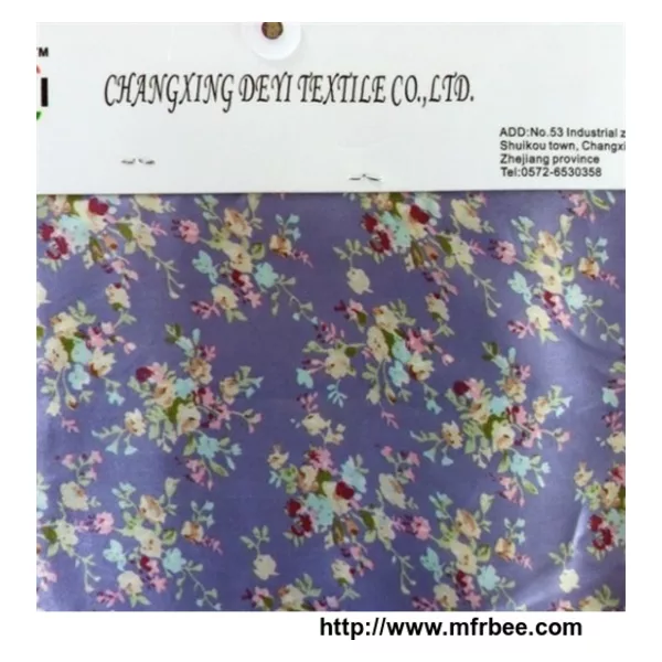 Transfer Printed Satin