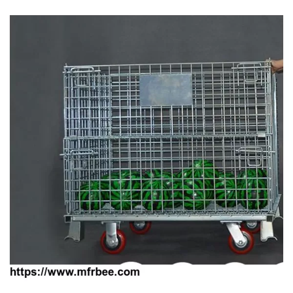 Collapsible steel stillages