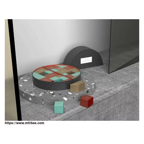 SEMI-CIRCLE ADVENT CALENDAR BOX