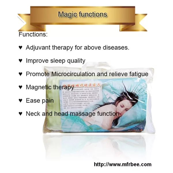 Tourmaline magnetic pillow-B shape