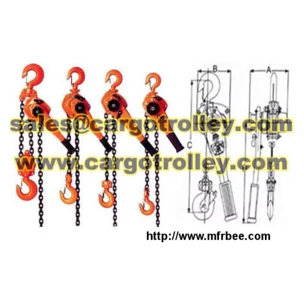 Lever chain hoist with high quality