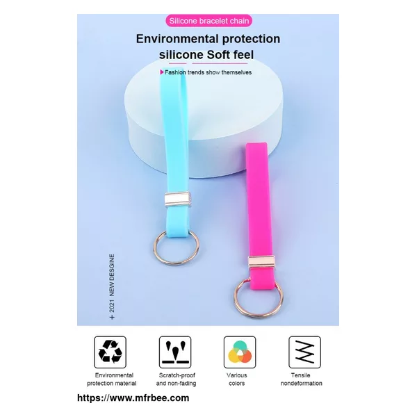 Silicone Wristband Keychain