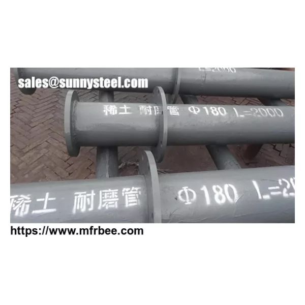 Rare Earth Alloy Wear-resisting Casting Flanged Pipe