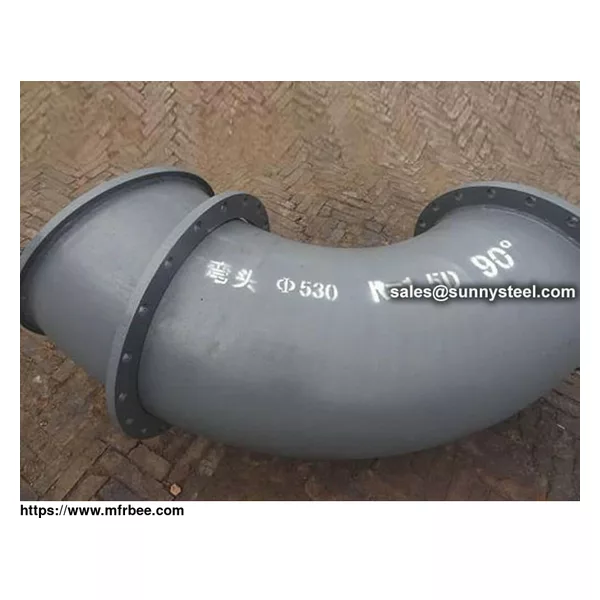 Rare Earth Wear Resistant Alloy Elbow With Flange