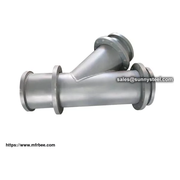 Cast Basalt Lined Steel Y Pipe