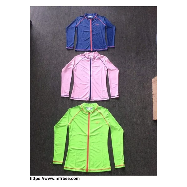 UPF Long Sleeved Surf Swimwear