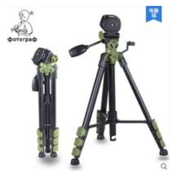 SYS100 Video camera tripod with three-dimensional hydraulic damping head