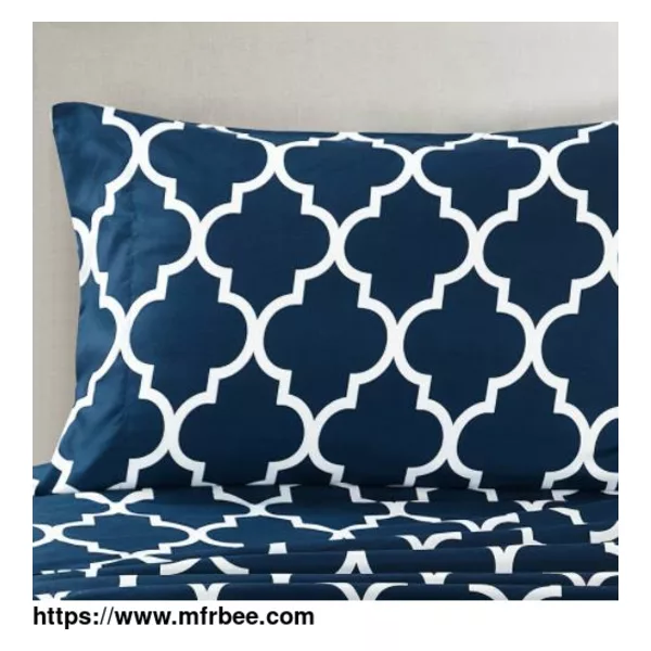 Microfiber bed set 4 piece bedding sheets