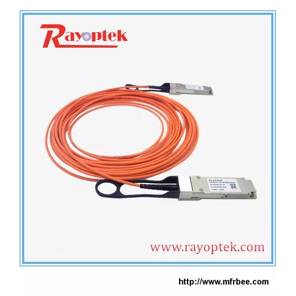 Telecom Networking AOC 40G QSFP+ Active Optic Cable