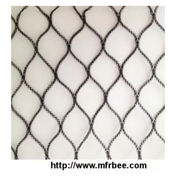 Knitted Bird Netting Protects Gardens and Ponds