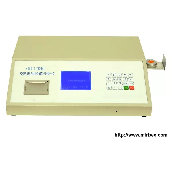 GD-17040 X-ray Fluorescence Sulfur-in-Oil Analyzer