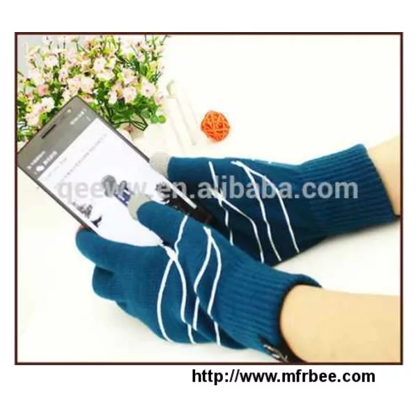 Printed 5 Finegrs Touch Screen Gloves