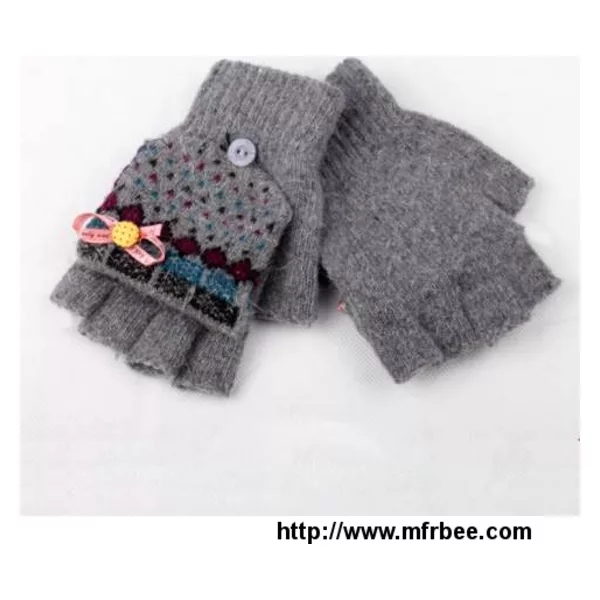 Fingerless Wool Gloves