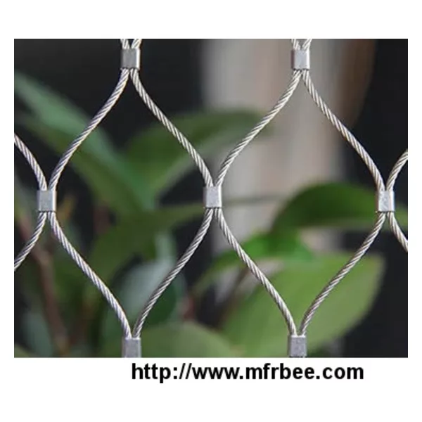 Stainless steel ferrule rope mesh