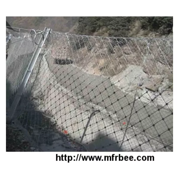 Slope protection rope mesh