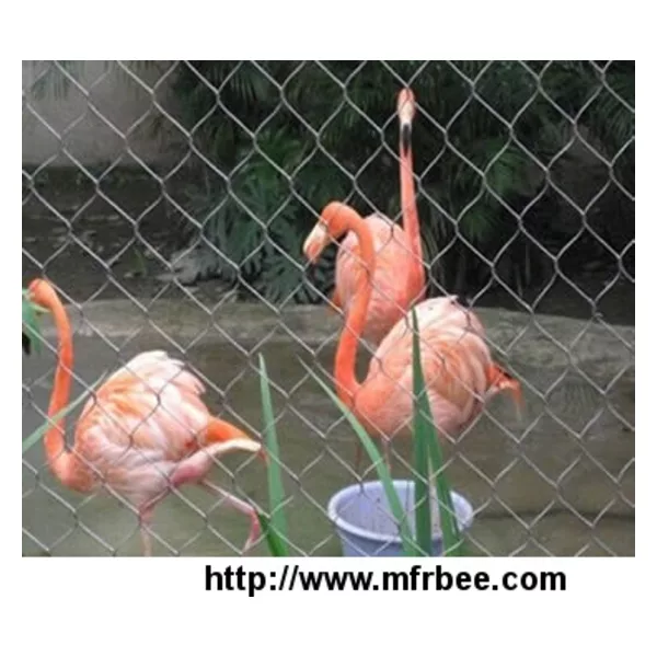 Stainless steel aviary rope mesh