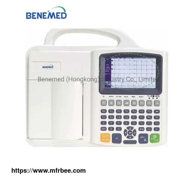 Portable Digital Hospital Equipment 3 Channel ECG Machine