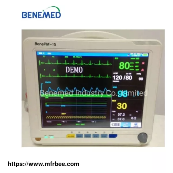 Patient Monitor with 15 Inch with Six Parameters