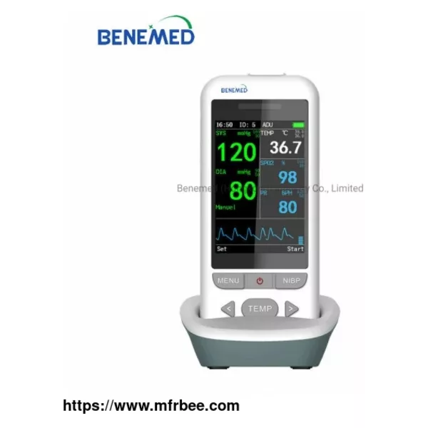 High-Precision Wireless Handheld Vital Signs Patient Monitor