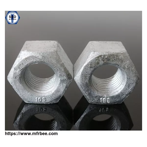 ASTM A563 Gr.A Hex Nuts with HDG