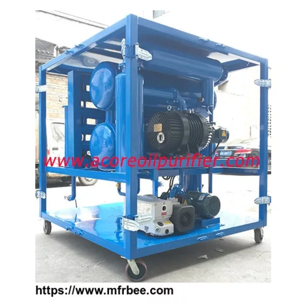 Transformer Vacuum Oil Filtration Machine