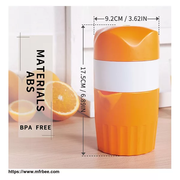 PORTABLE PLASTIC ORANGE JUICER D533