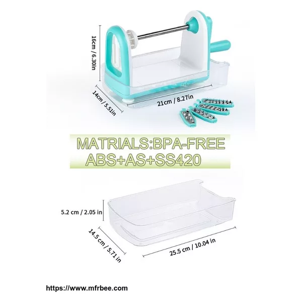 MULTIFUNCTIONAL MANUAL VEGETABLE SPIRALIZER C317