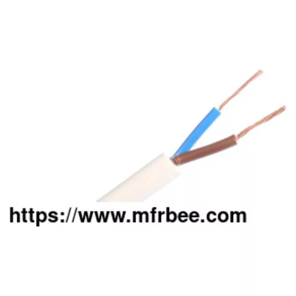 CU/PVC/PVC H03VV-F H03VVH2-F Flat Flexible PVC Cable　