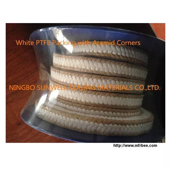 Mixed White PTFE Aramid Packing