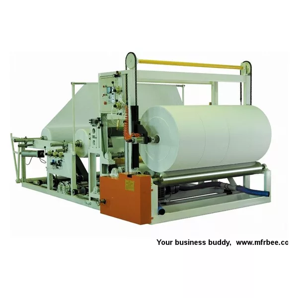 The jumbo roll paper rewinding cutting machine