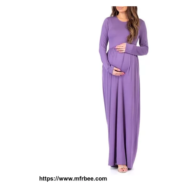 Long Sleeve Maternity Dress with Pockets | Mother Bee Maternity