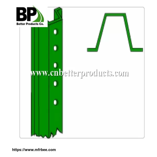Galvanized steel u-channel sign ports