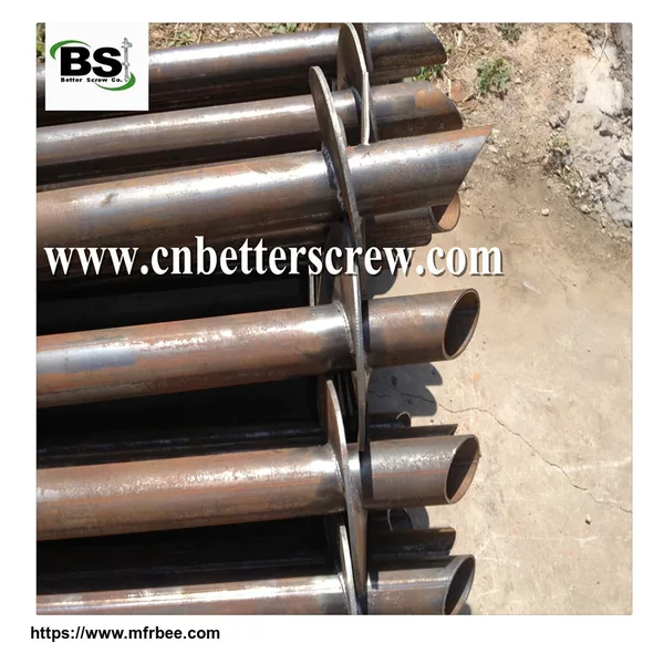 helical pile with Q345 high strength steel