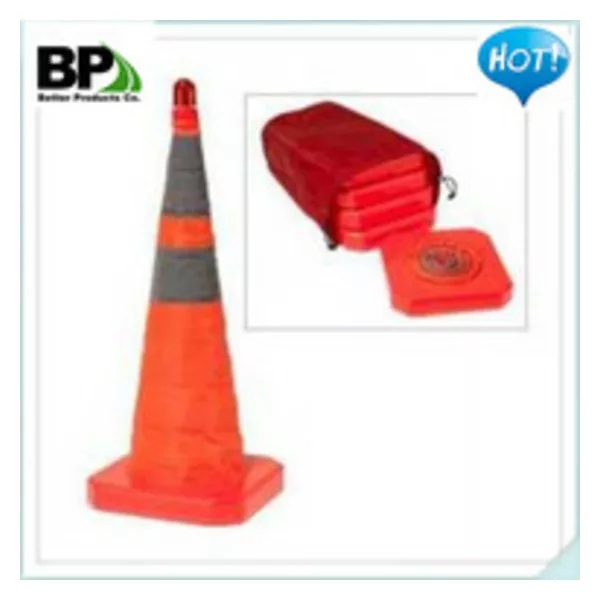 Cone traffic barrier with light for sale