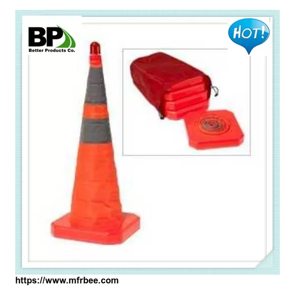 Recessed Reflective Traffic Cone, 18"