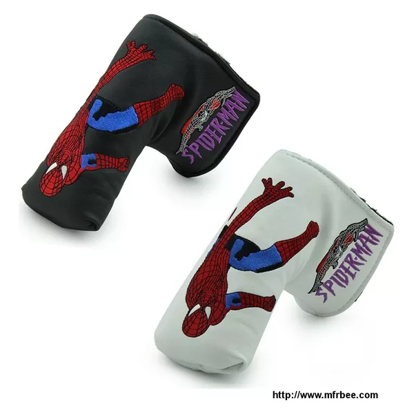 PU Leather Golf Club Head Covers with Spider