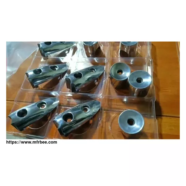 glass display stand aluminum die cast connector joint