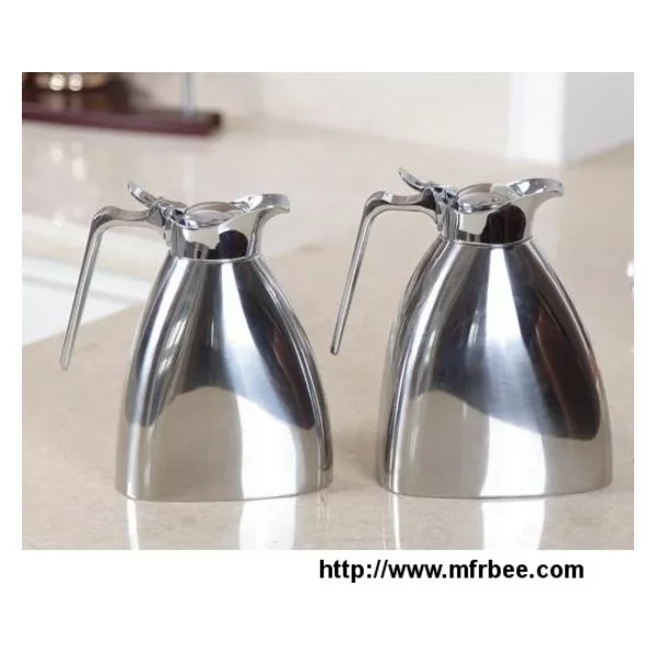 Elegant 18/8 Stainless Steel Vacuum Flask Coffee Pot