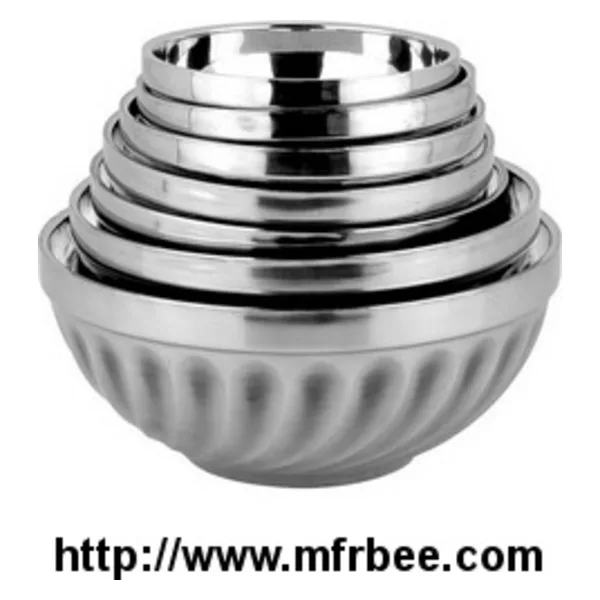 Stainless Steel Double Wall Baby Bowl
