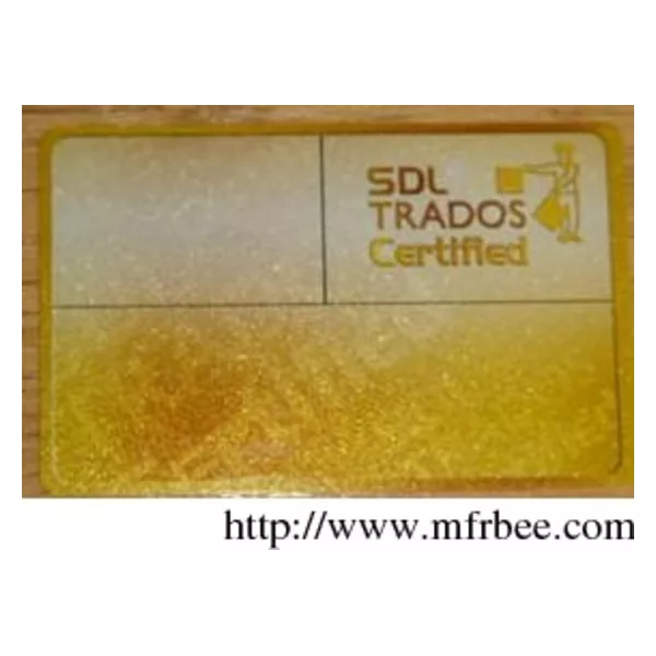 Metallic/Pearlescent Plastic Card