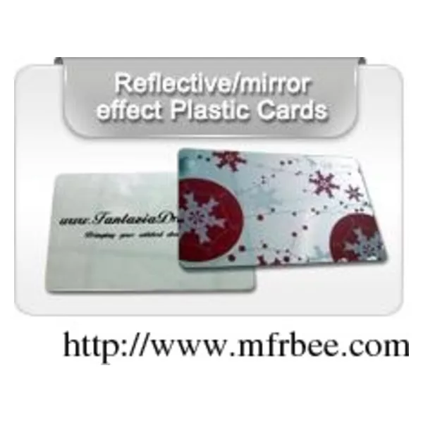 Plastic Mirror Surface Cards