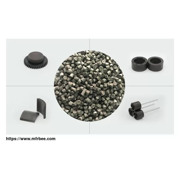 Bonded SmFeN Magnetic Compounds