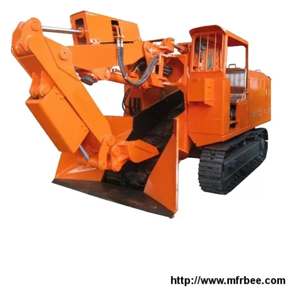mucking rock loader