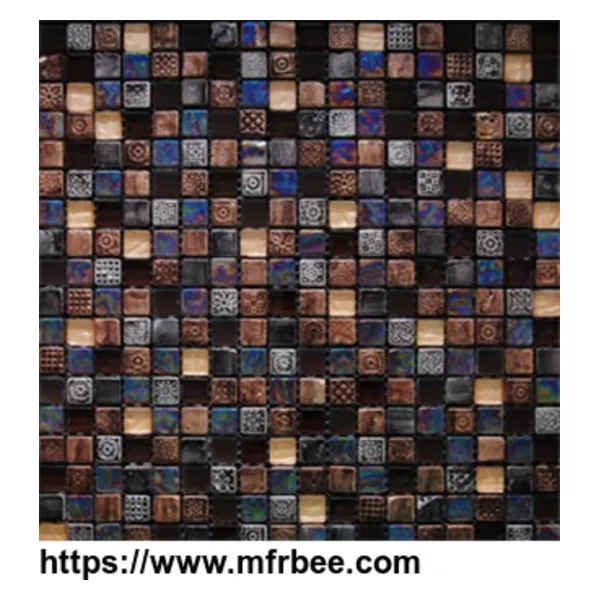 Factory price unique glass mosaic for home decoration