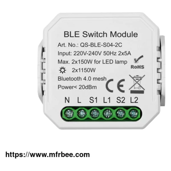 2 Gangs Bluetooth Switch Module