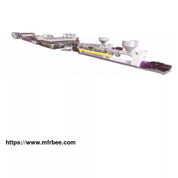 PP Hollow Plastic Building Board Production Line