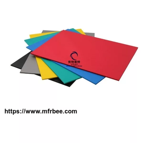White PVC celluka board for furniture
