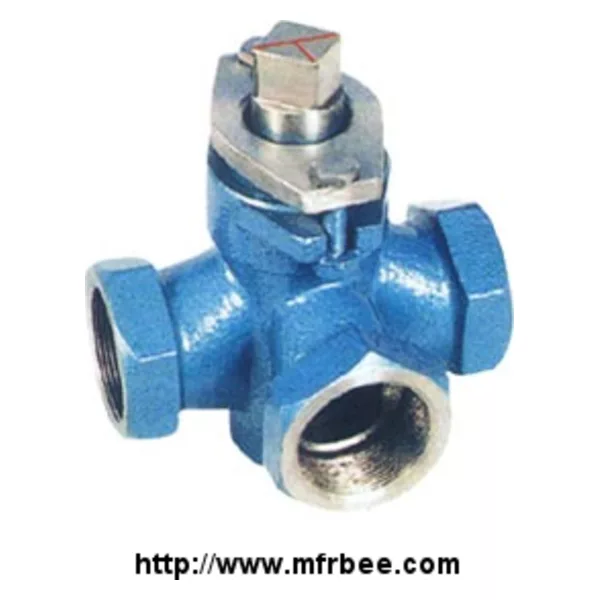 Three-way Internal Thread Stainless Steel Plug Valves